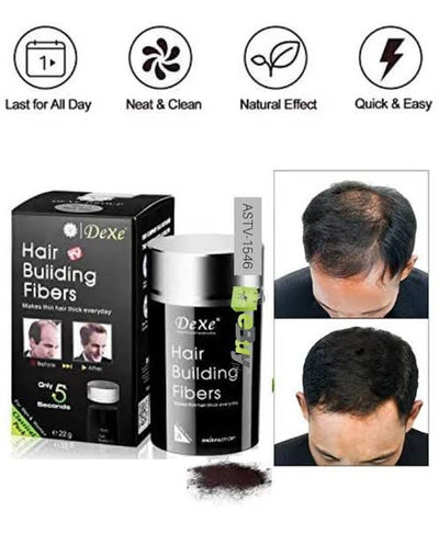 Imported Hair Building Fiber & Holding Spray Set