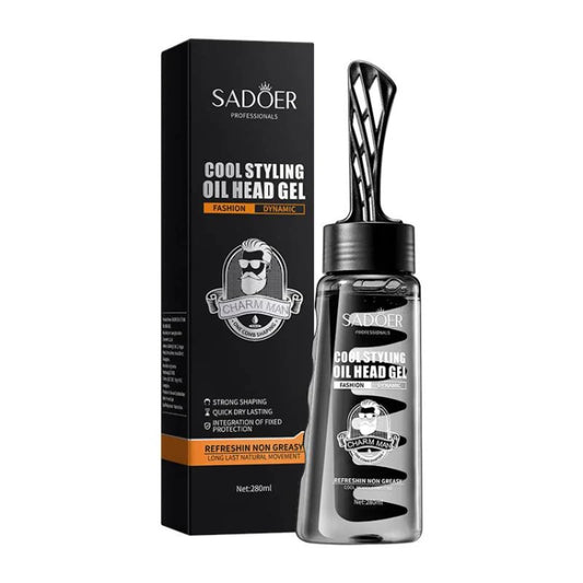 Cool Styling Oil Head Gel for Men - SADOER/VEZE (280ml)