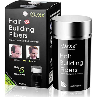 Imported Dexe Hair Building Fibers With Spray || With Free Delivery