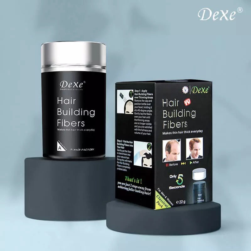 Imported Dexe Hair Building Fibers With Spray || With Free Delivery